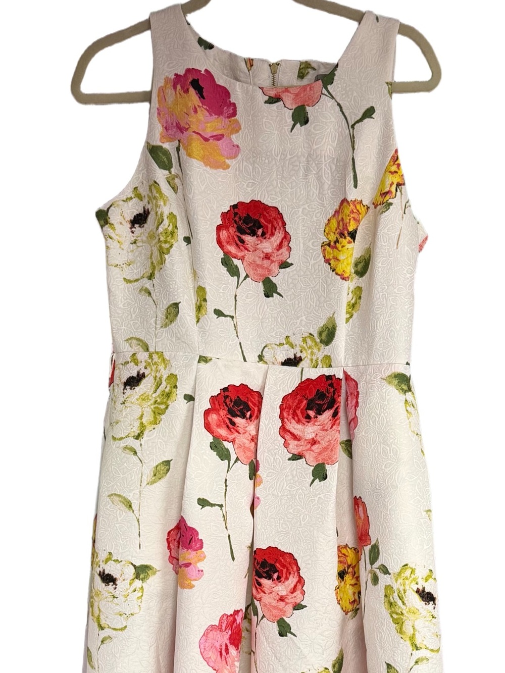 Danny & Nicole  knee-length Floral Fit-and-Flare Dress NWT